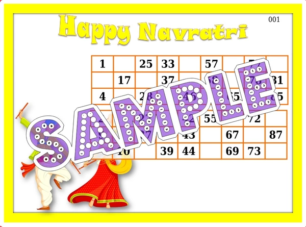 perty Navratri theme Tambola Housie (list2953_1) - 48