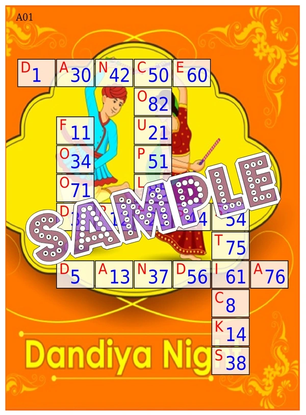perty Navratri theme Tambola Housie (list3224_1) - 24