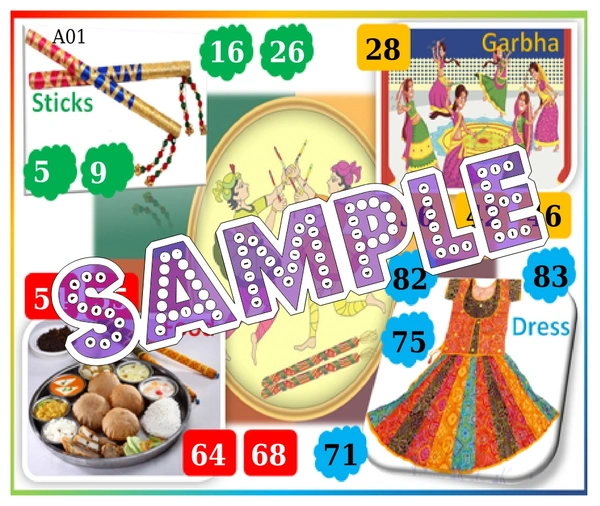 perty Navratri theme Tambola Housie (list568_1) - 72
