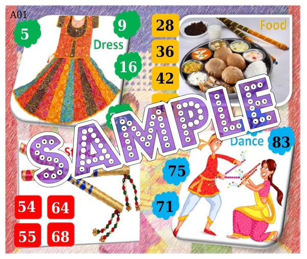 perty Navratri theme Tambola Housie (list569_1) - 72