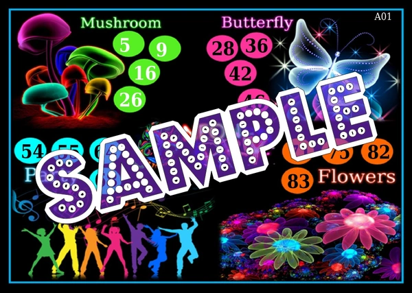 perty Neon theme Tambola Housie (list2631_2) - 24