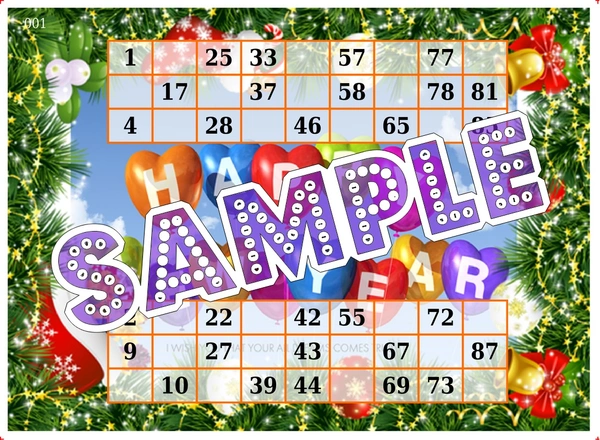 perty New Year theme Tambola Housie (list1046_1) - 24