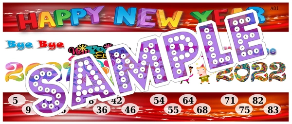 perty New Year theme Tambola Housie (list2875_1) - 36