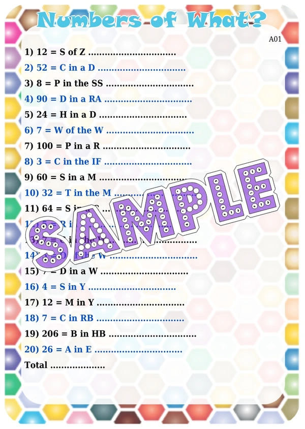 perty Number theme Paper Games (list1681_1) - 8