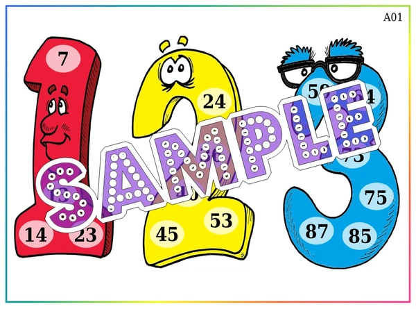 perty Number theme Tambola Housie (list2617_1) - 48