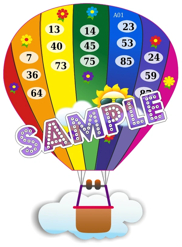 perty Parachute theme Tambola Housie (list1482_1) - 48