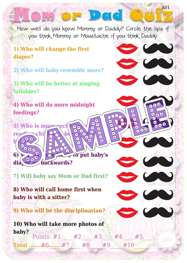 perty Parents theme Paper Games (list1556_1) - 8