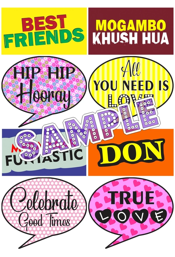 perty Party theme Props (list3395) - 12.2 x 8.9