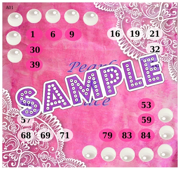 perty Pearls Lace theme Tambola Housie (list3166_1) - 36