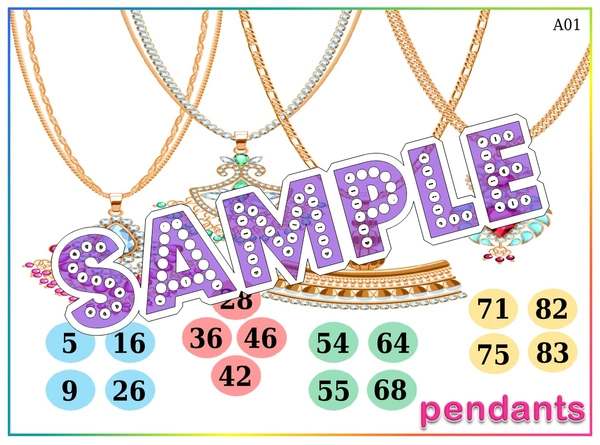 perty Pendant theme Tambola Housie (list2314_1) - 16