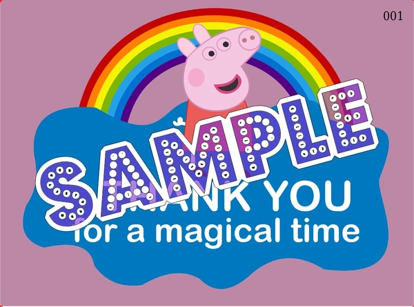 perty Peppa Pig theme Cards (list1925_1) - 24