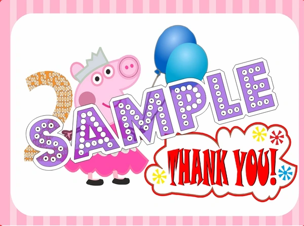 perty Peppa Pig theme Cards (list1946_1) - 24