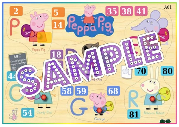 perty Peppa Pig theme Tambola Housie (list2042_1) - 24