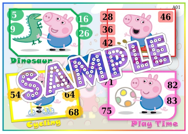 perty Peppa Pig theme Tambola Housie (list2043_1) - 24
