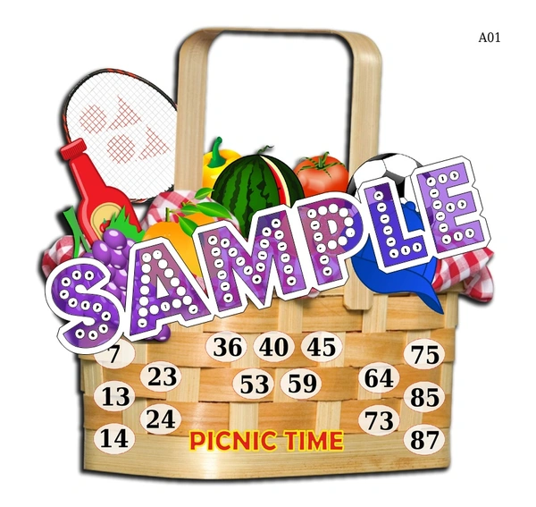 perty Picnic theme Tambola Housie (list1316_1) - 12