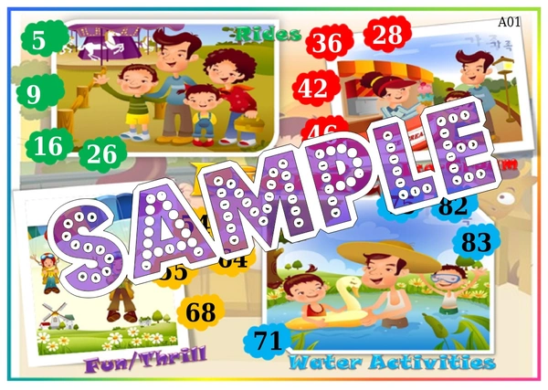 perty Picnic theme Tambola Housie (list611_2) - 48