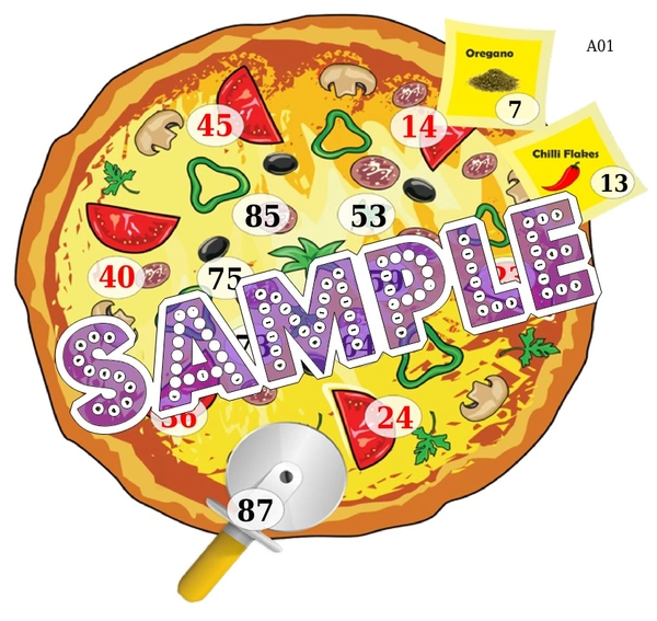 perty Pizza theme Tambola Housie (list1340_1) - 12