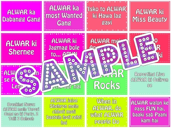 perty Place theme Props (list4883) - 6 x 4.4