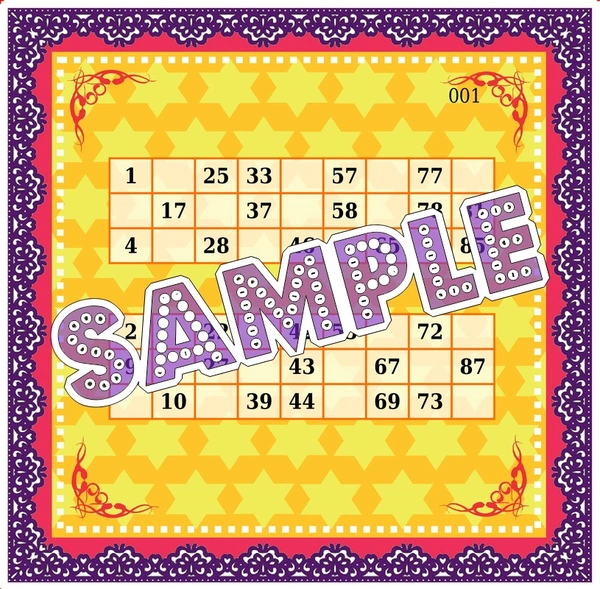 perty Plain theme Tambola Housie (list3257_1) - 36