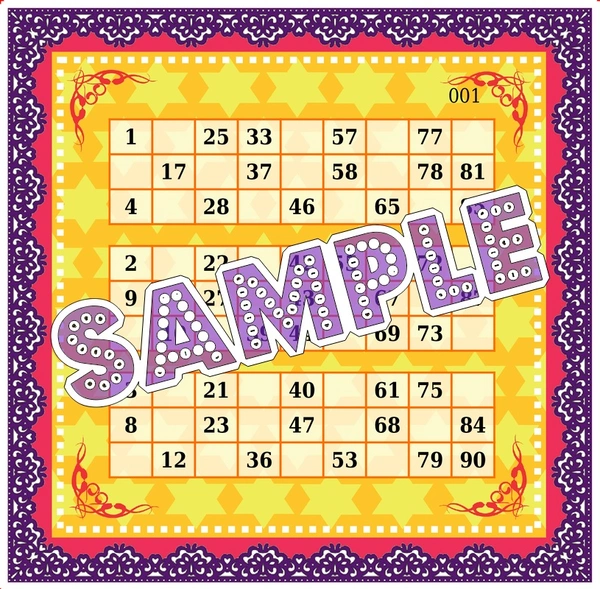 perty Plain theme Tambola Housie (list3257_2) - 36