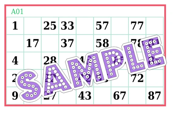 perty Plain theme Tambola Housie (list69_2) - 192