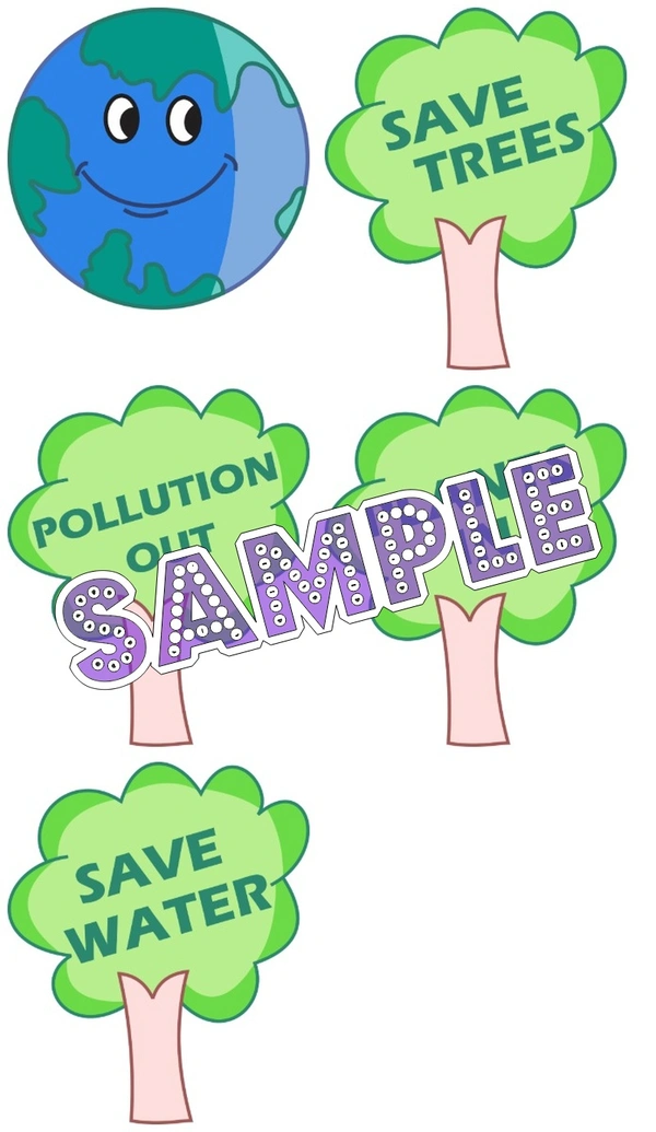 perty Planet theme Props (list1845_1) - 12.2 x 8.9