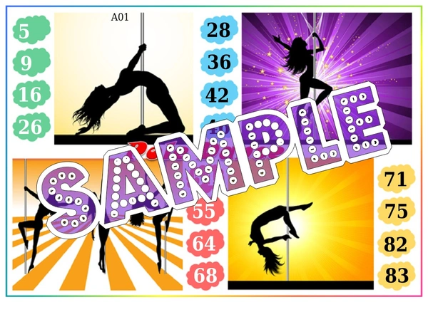 perty Pole Dance theme Tambola Housie (list2369_1) - 16