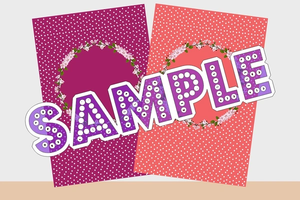 perty Polka Dots theme Cards (list3366_1) - 54