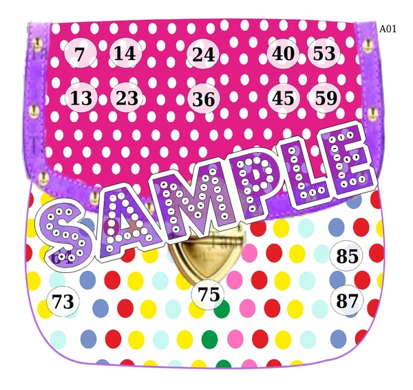 perty Polka Dots theme Tambola Housie (list1226_1) - 18