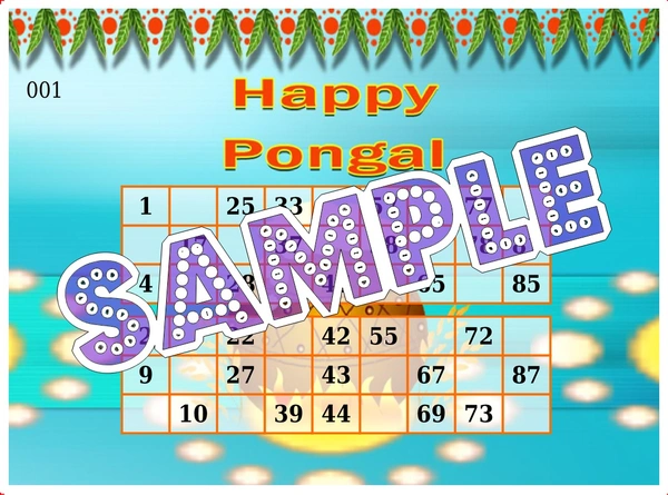 perty Pongal theme Tambola Housie (list1176_5) - 48