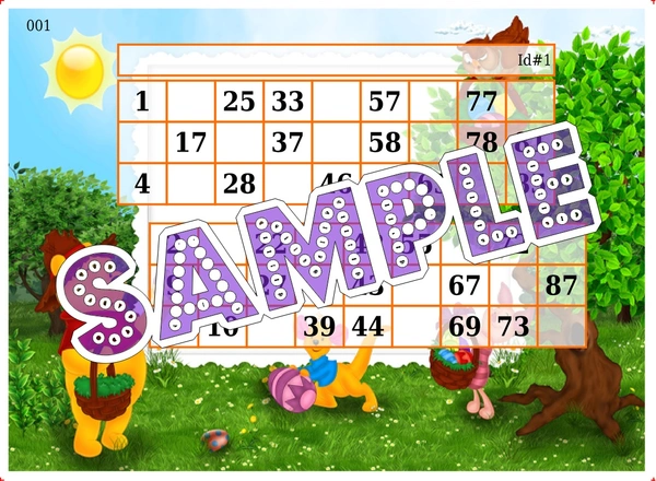 perty Pooh theme Tambola Housie (list1173_1) - 24