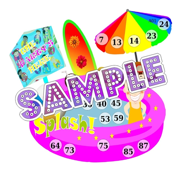 perty Pool theme Tambola Housie (list1182_1) - 12