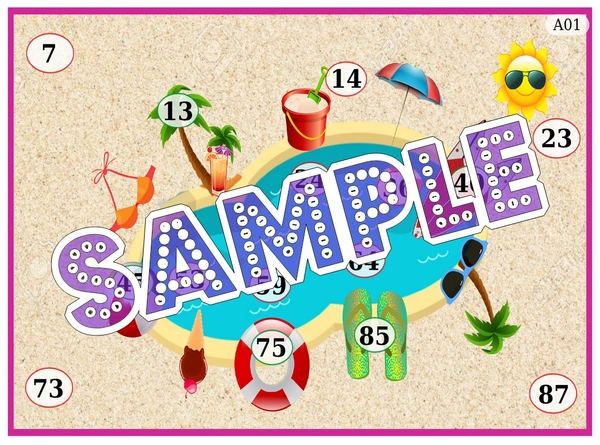 perty Pool theme Tambola Housie (list1405_1) - 48