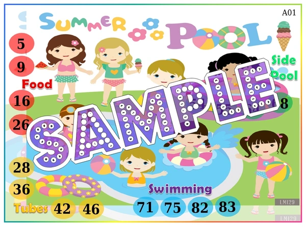 perty Pool theme Tambola Housie (list2375_1) - 48