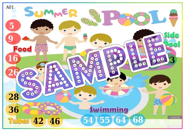 perty Pool theme Tambola Housie (list2376_1) - 16