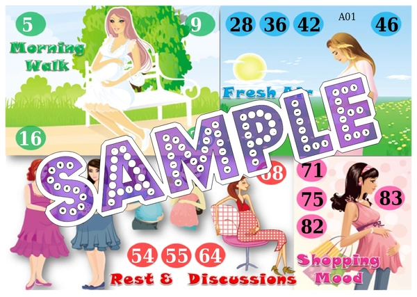 perty Pregnancy theme Tambola Housie (list308_2) - 16
