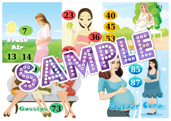 perty Pregnancy theme Tambola Housie (list309_2) - 48