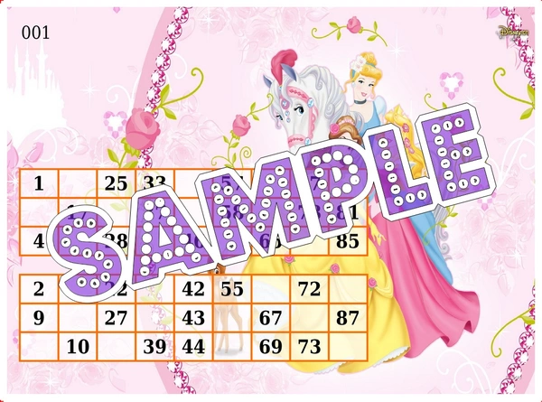 perty Princess theme Tambola Housie (list1150_2) - 16