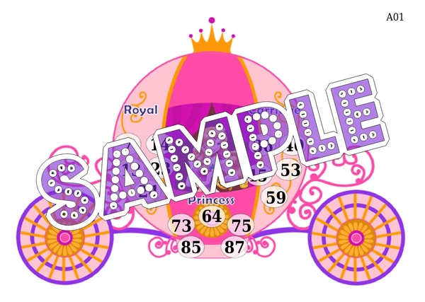 perty Princess theme Tambola Housie (list1191_1) - 24
