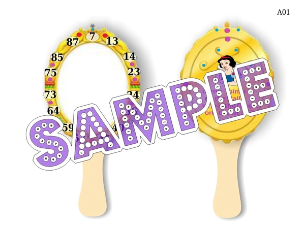 perty Princess theme Tambola Housie (list1227_1) - 24