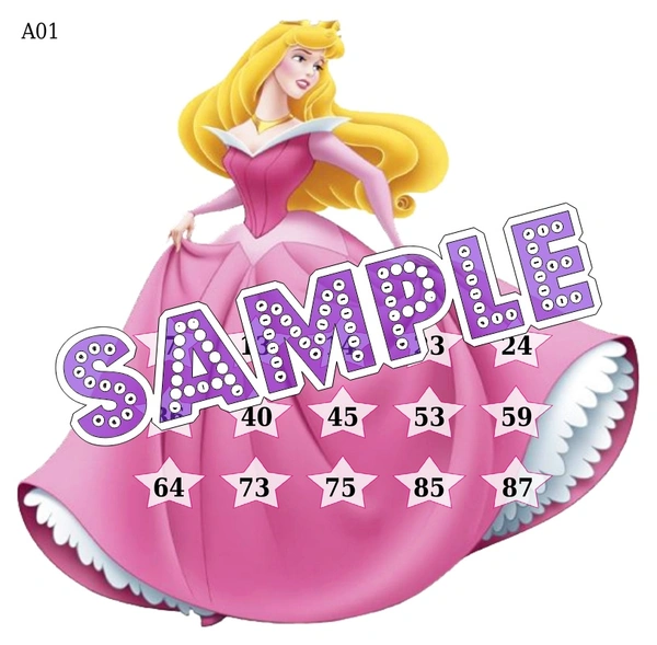 perty Princess theme Tambola Housie (list1341_1) - 12
