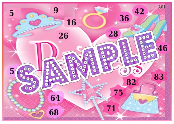 perty Princess theme Tambola Housie (list711_1) - 48