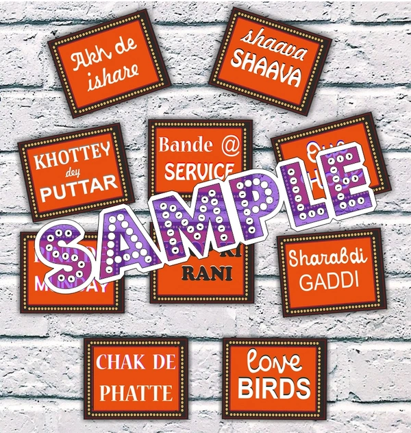perty Punjab theme Props (list1899) - 6 x 4.4