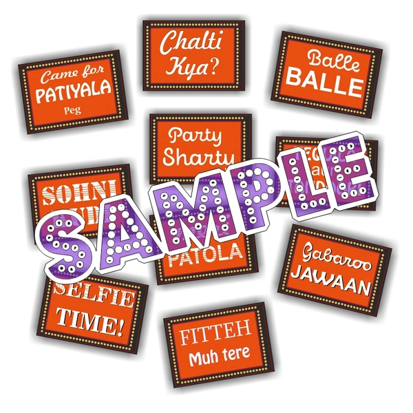 perty Punjab theme Props (list1900) - 6 x 4.4