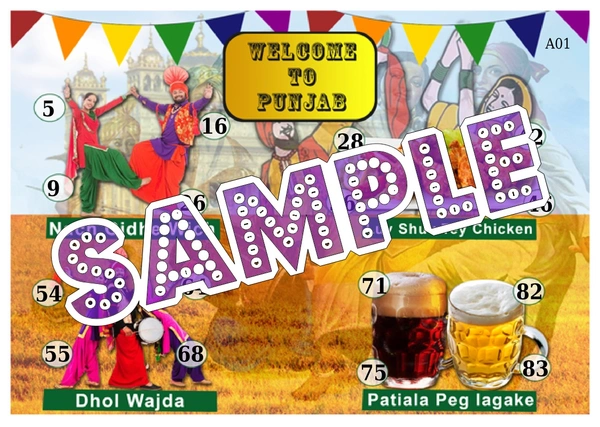 perty Punjab theme Tambola Housie (list1109_1) - 16