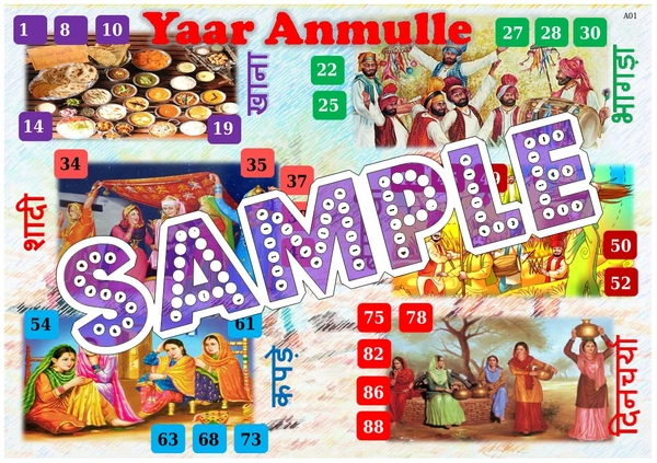 perty Punjab theme Tambola Housie (list585_1) - 4
