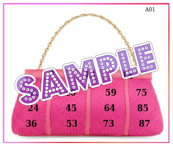 perty Purse theme Tambola Housie (list36_3) - 24
