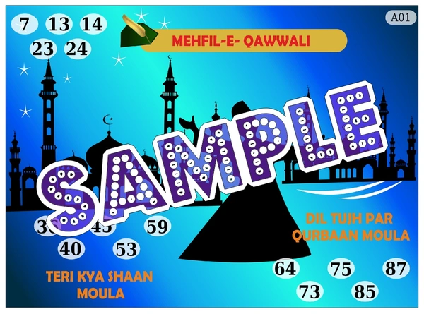 perty Qawalli theme Tambola Housie (list1343_1) - 48