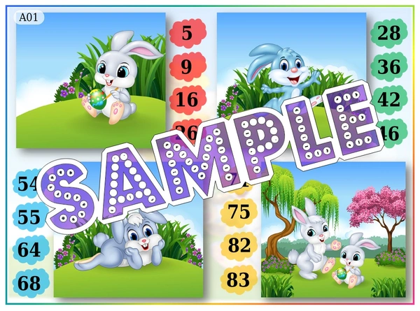 perty Rabbit theme Tambola Housie (list2381_1) - 48