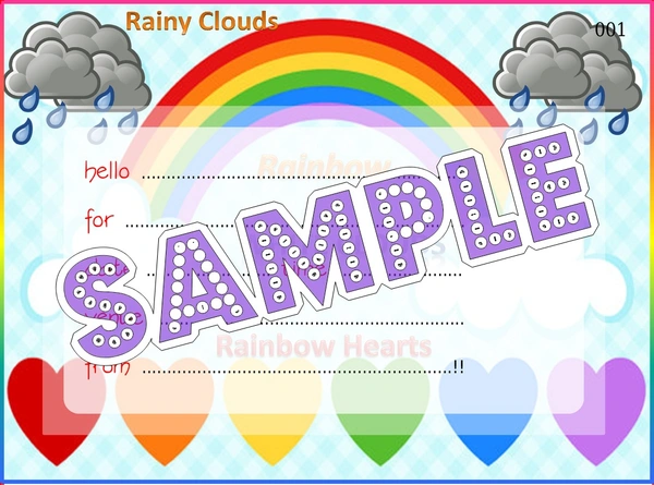 perty Rainbow theme Cards (list3908_1) - 48